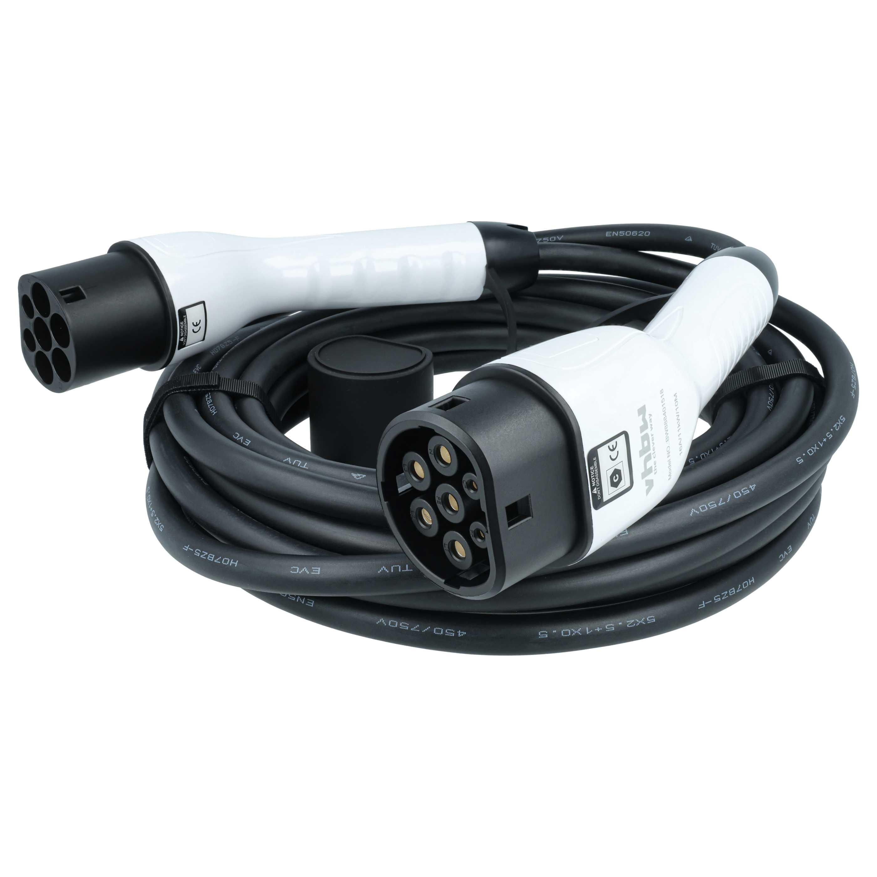 E-Auto Ladekabel Typ 2 zu Typ 2 - 16 A 3-phasig, 11 kW Mode 3, 10 m